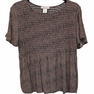 Urban Romantics Leopard Print Top